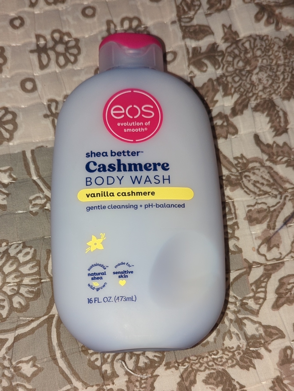 eos Cashmere Body Wash Vanilla Cashmere - White & Pink